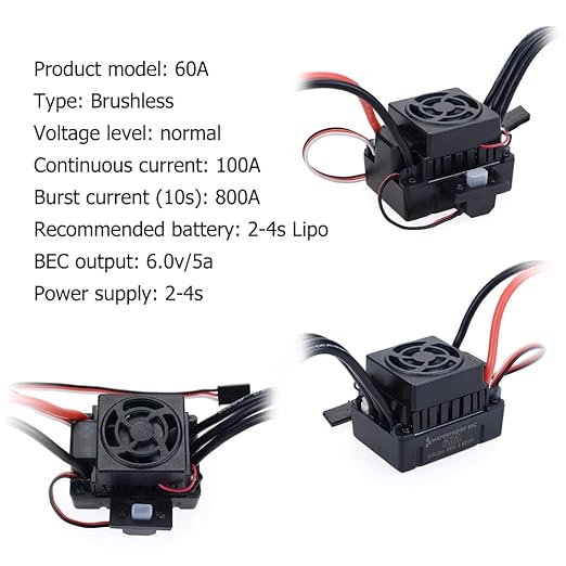 Surpass hobbyBrushless Motor and esc for Radio Controlled cars.