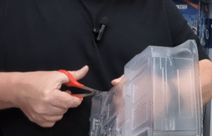 Cutting the TT01e RC Truck Body