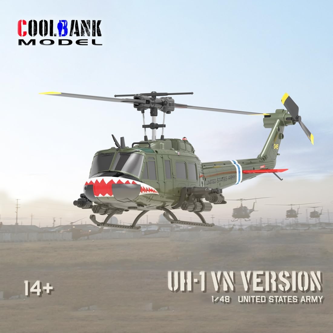 The RC ERA C032 Huey Scale Helicopter from Banggood